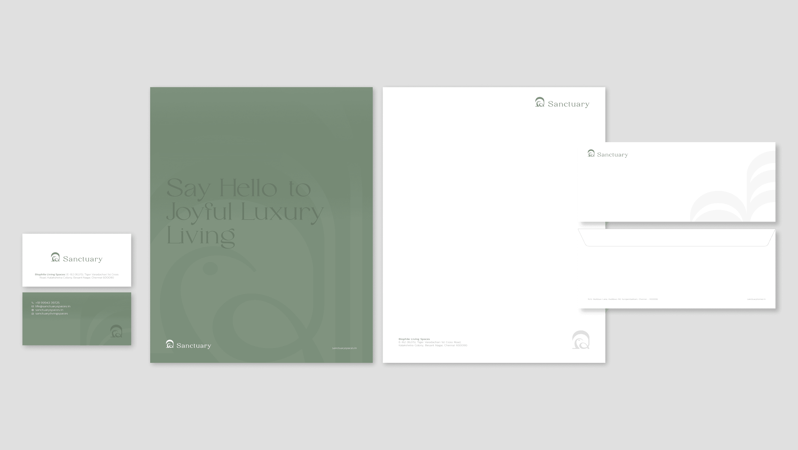 Sanctuary letterpad mockup